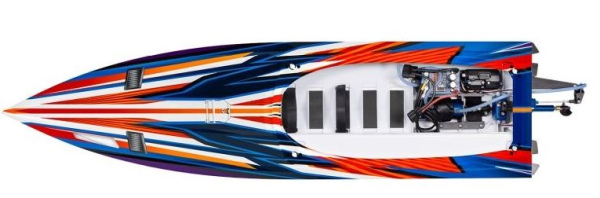 TRX103076-4-ORNG SPARTAN SR orange 36Zoll Rennboot mit Self-Righting Brushless